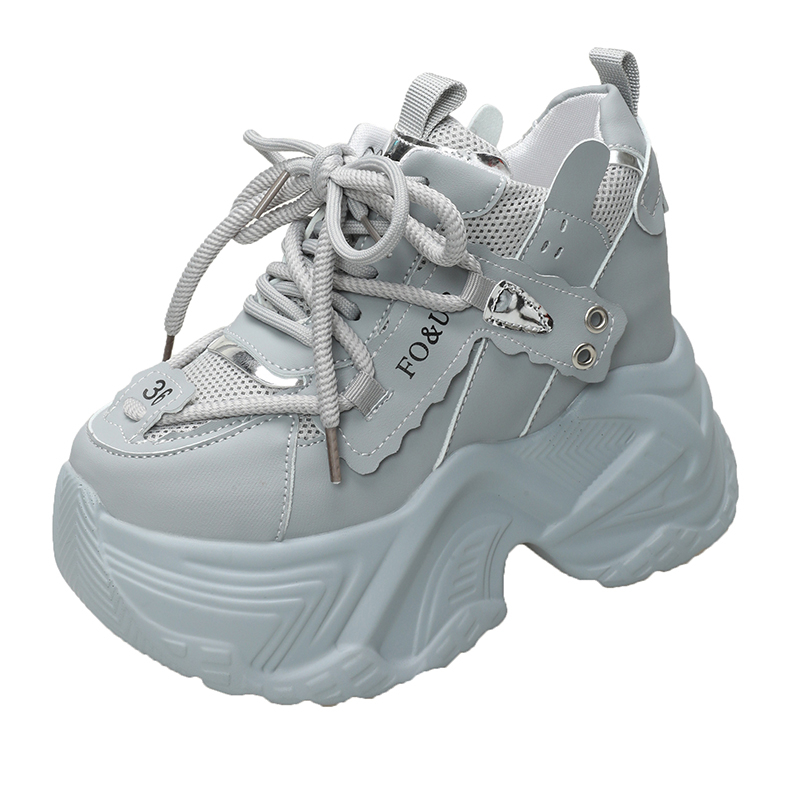Sewing Latex - Moda yeni yüksek platformu Sneakers kadınlar