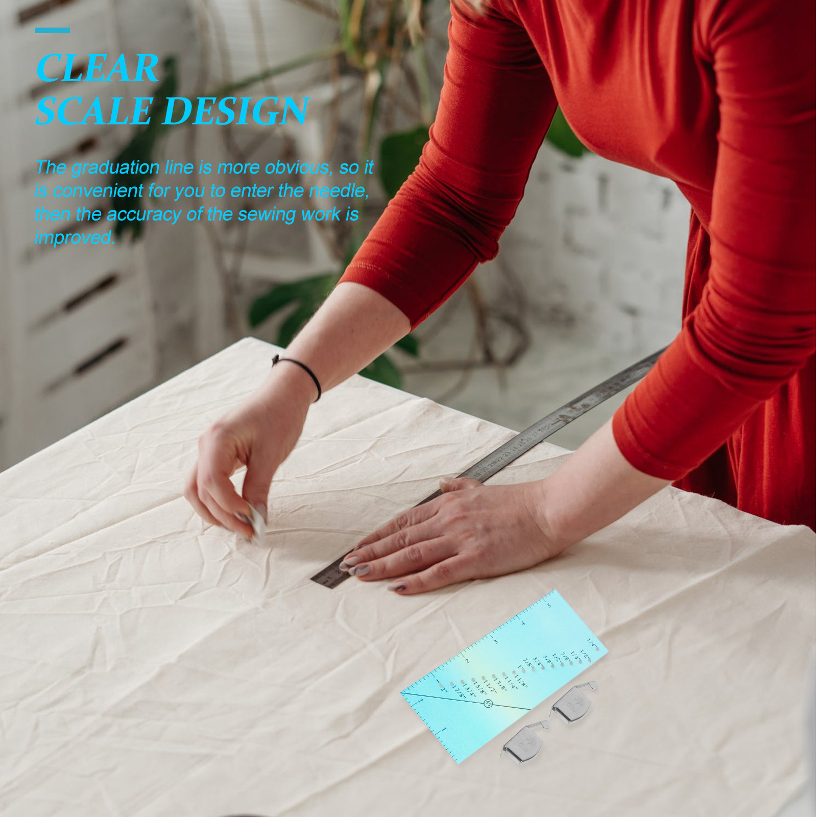 1 adet Dikiş Plastik DIY Patch - Sewing Gauge Ruler incelemesi ve fiyatı
