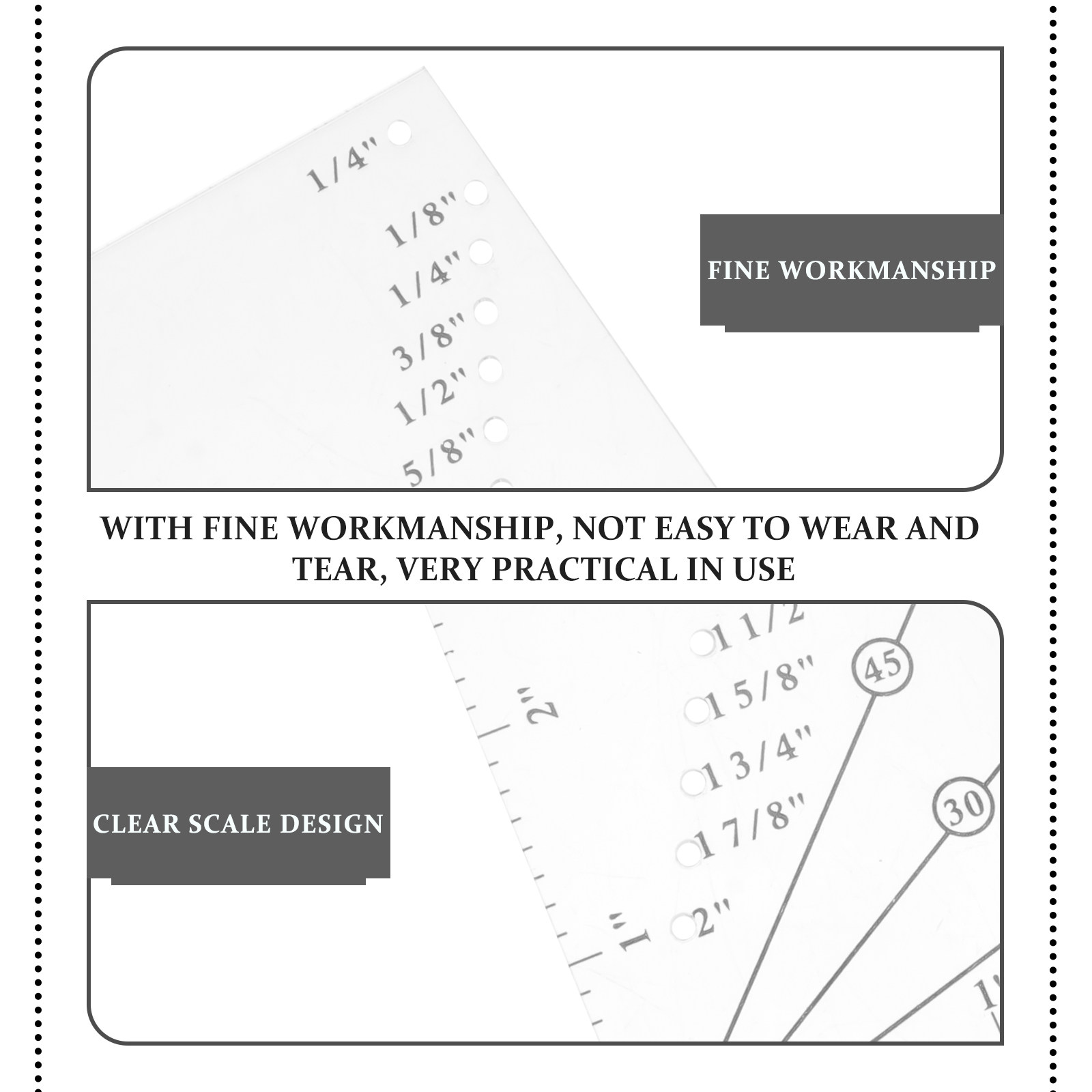1 adet Dikiş Plastik DIY Patch - Sewing Gauge Ruler incelemesi ve fiyatı
