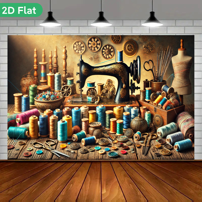 Vintage Retro Dikiş Atölyesi D - Vintage Sewing Textile incelemesi ve fiyatı
